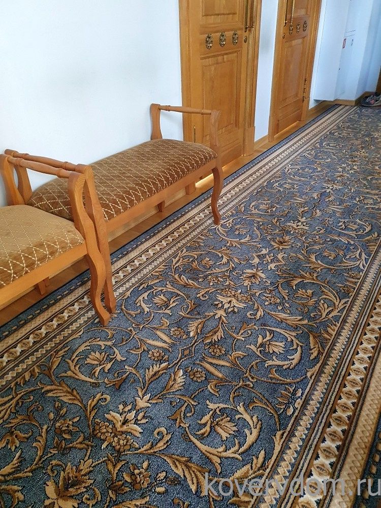 Ковровая композиция в храм 39-38 сине-голубая