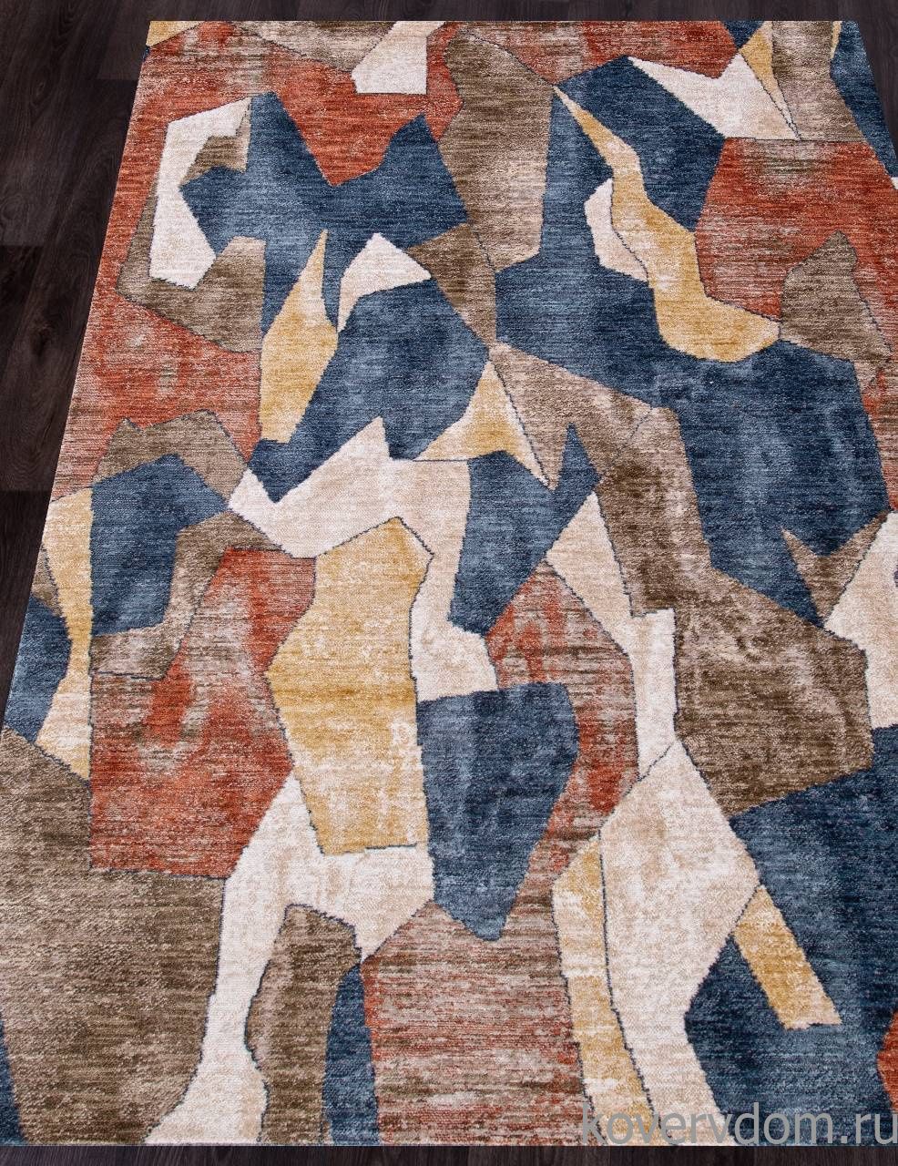 Ковер ZEUS B3521A D.BLUE / GREEN