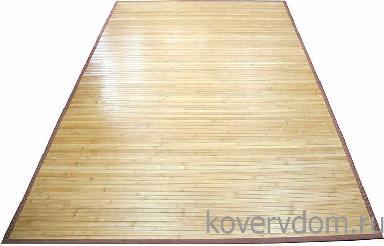 Ковер циновка натуральная бамбук COFFEE