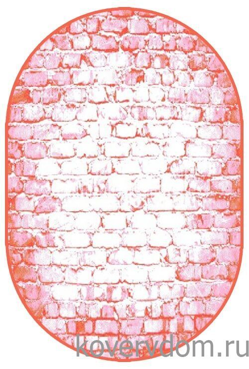 Детский ковер Микрофлор3049С ОВАЛ 