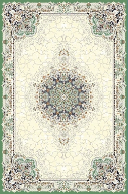 Ковер Amira 4922A D.Blue-L.Grey (зелёный)