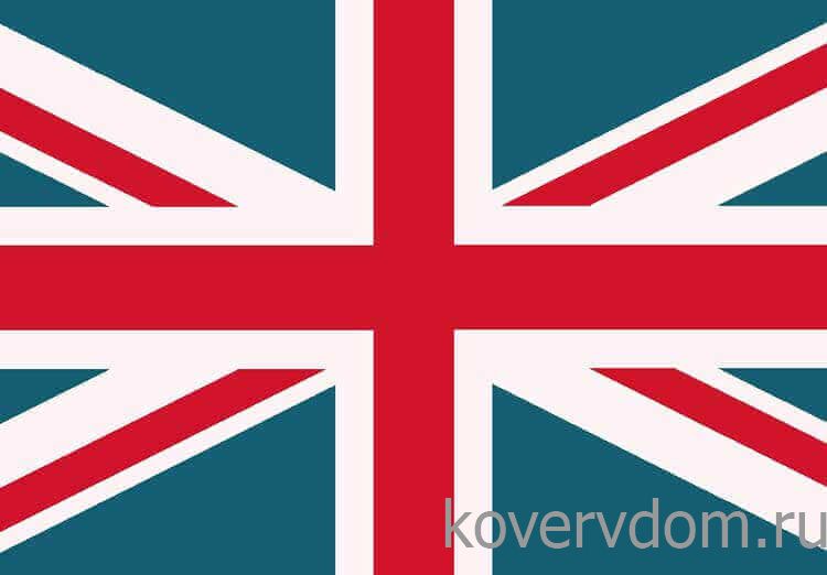 Детский развивающий ковер PTT Sorona JOYFUL KIDS Британский Флаг