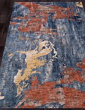 Ковер ZEUS B3518A BLUE / D.BLUE